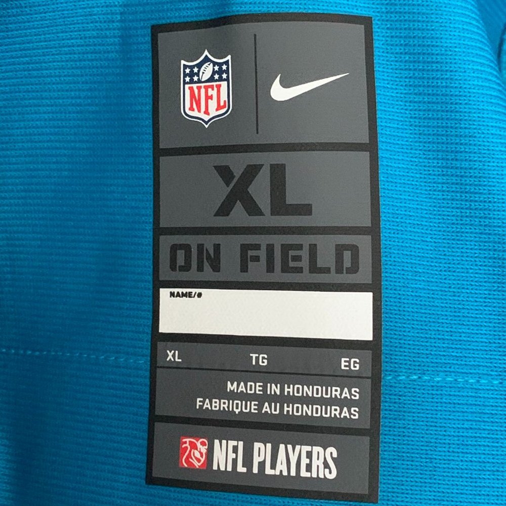 Men's Nike Christian McCaffrey Blue Carolina Panthers Game Jersey - Picture 8 of 9